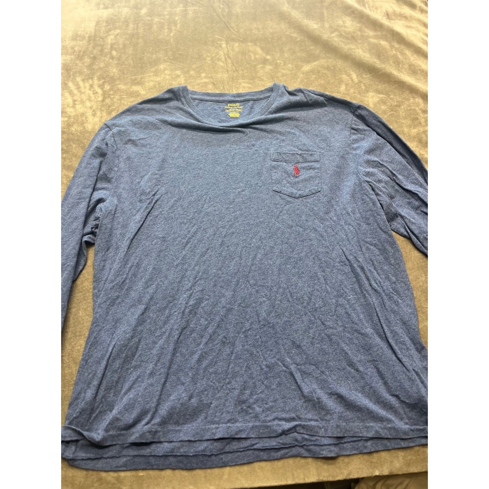 Polo Ralph‎ Lauren Mens Long Sleeve T-Shirt Classic Fit Pocket Tee